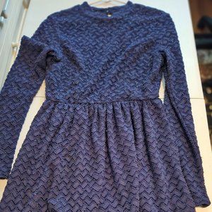 Altar'd State sz medium, long sleeve, shimmer dress, cut out back